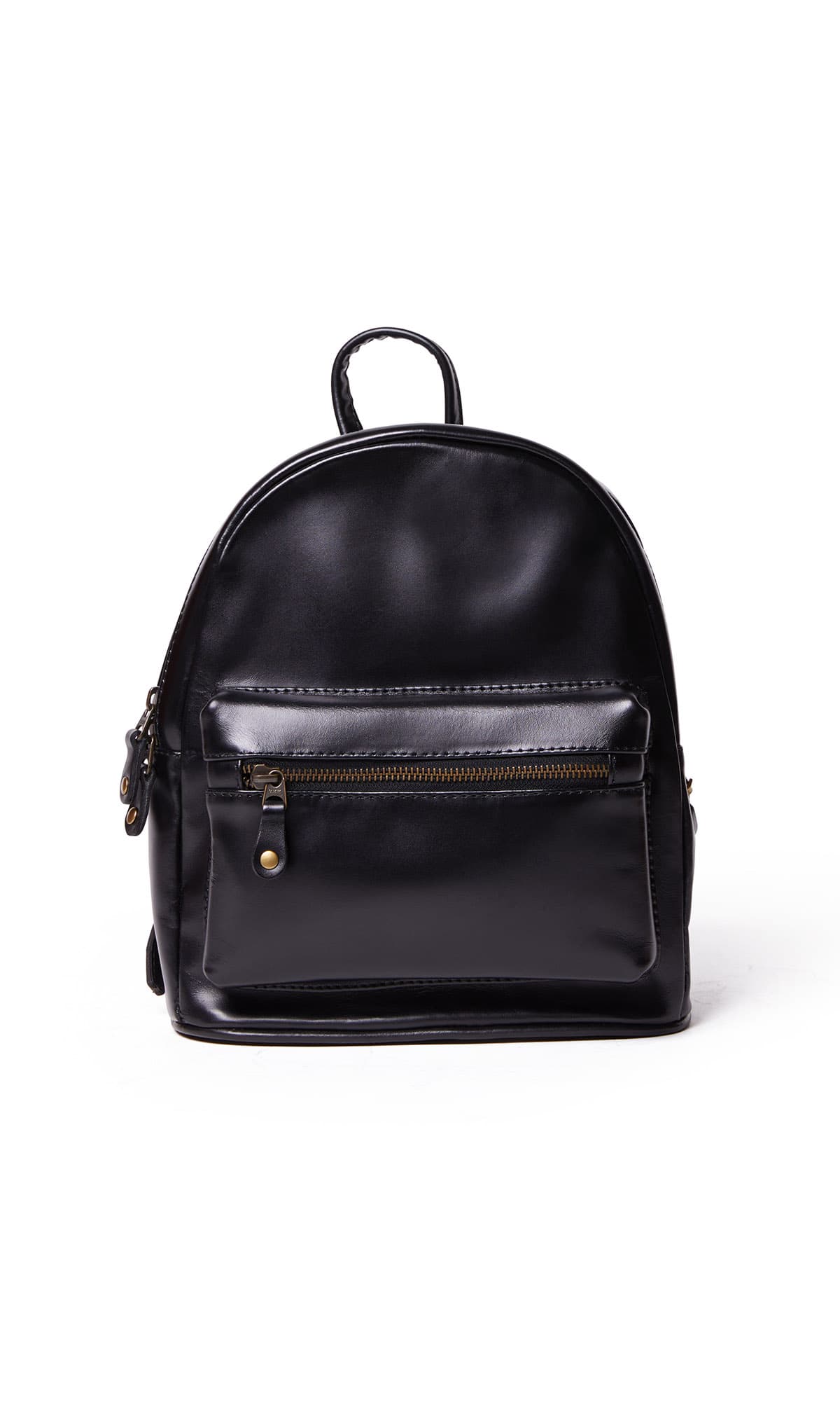 Black leather backpack outlet womens uk