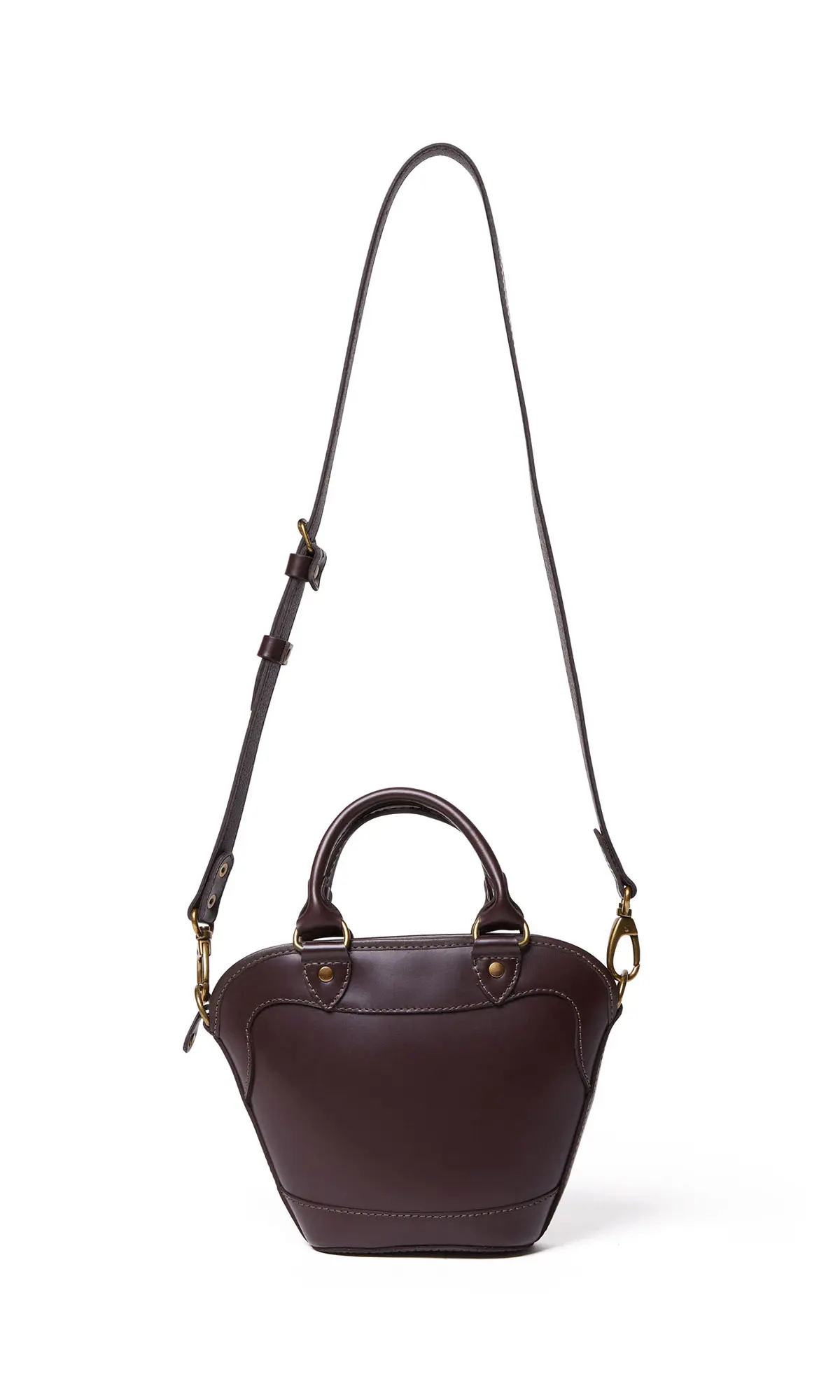 Harriet eagle leather 2025 round crossbody bag